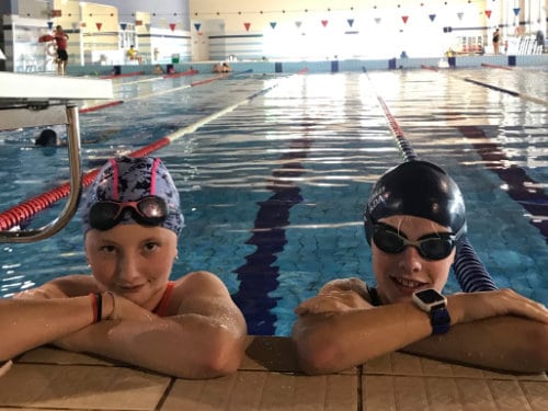 Swimmers in Vila Real de Santo Antonio