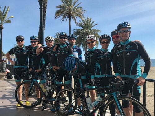 Triathlon team on Training Camp in Marbella