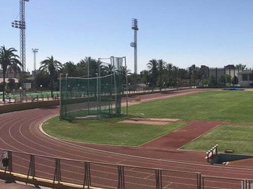 Athletics stadium in Malaga